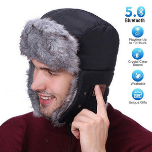 Cap Winter Warm Hat Bluetooth Christmas Birthday Gift For Men