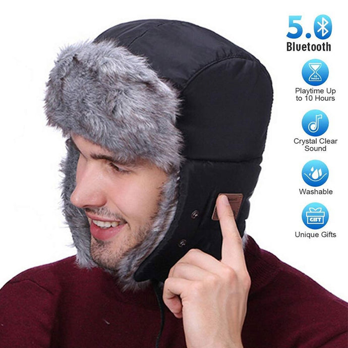 Cap Winter Warm Hat Bluetooth Christmas Birthday Gift For Men